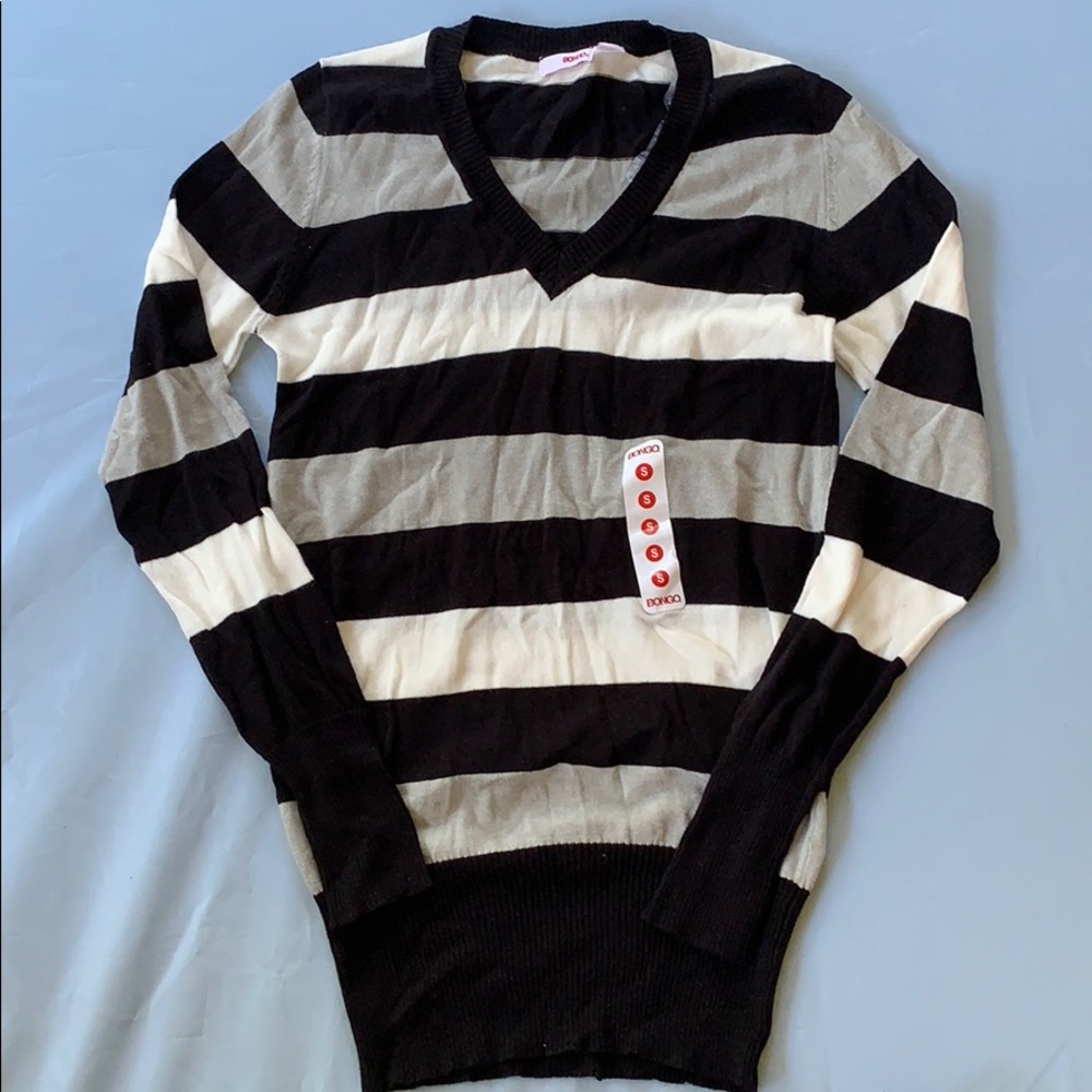 Striped Fitted Sweater
